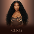 Curly 200% Density Wig